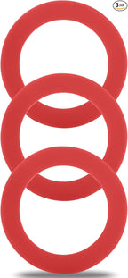 Flush Valve Seal for Mansfield 210/211 Flush Valve, Upgraded Silicone Material Mansfield Toilet Replacement Parts 160, Toilet Gasket Equivalent to 630-0030, 3Pcs