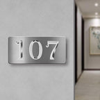 10Pcs Mailbox Numbers for outside 0-9, 2.75 inch 3D Self Adhesive Street Address House Door Numbers Signs for Apartment,Office,Cars,Mailboxes (Silver)