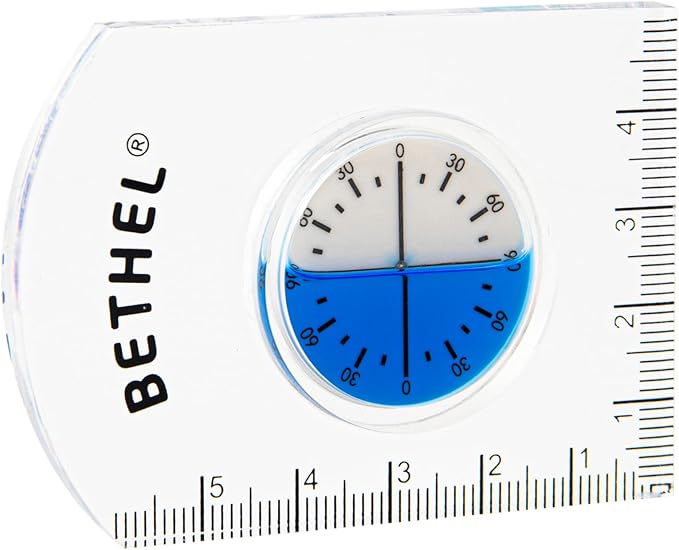 BETHEL Circular Bubble Level Bullseye Degree Marked Surface Round Spirit Levels Measuring Tool