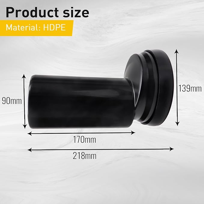 Wall Hung Toilet Pipe Connector with HDPE Material, Compatible with Geberit 405.116 Toilets Hidden Water Tank Toilet Parts, Bidet & Bidet Parts Easy Installation