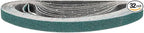 1/2 x 18 Inch Sanding Belt, 32 Pcs 80 Grit Zirconia Knife Sharpener Belts Work Sharpening for Belt Sander Knife Carving Tool Metal Working