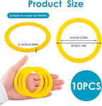 10 Pcs Flush Valve Seal for Kohler Toilets GP1059291 2475620 Upgraded Silicone Seal Kit Compatible with Kohler Canister Flush Valve Seal, Chemical Resistant Parts for Toilets Tank Canister Gasket Kit