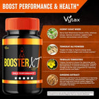 (5 Pack) Booster XT for Men, Booster XT Capsules, Premium Formula Vitamin Supplement Support Energy Peak Performance Multivitamin Pastillas Capsulas BoosterXT Boost XL (300 Capsules)