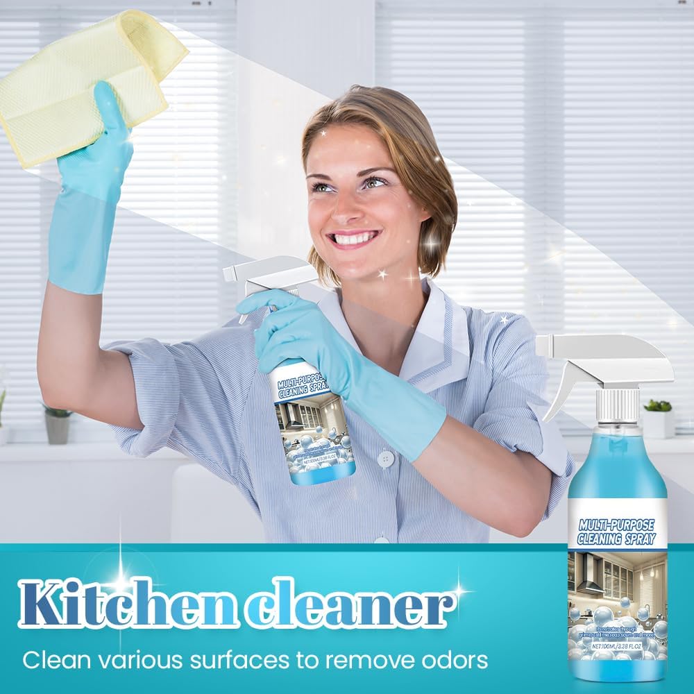 2026 New Spray Splash Cleaner, Purpose Cleaning Spray, Powerful Degreaser Sprays for Kitchen, Easy to Use Grime Remover for Household Cleaning, Convenient Handheld Cleaner for Home Family (2)