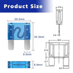 Maxi Blade Fuse Assortment Car Fuse 20A 30A 40A 50A 60A 70A 80A 100A Maxi Auto Fuse Kit BUSY-CORNER 34 Pieces