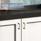 JOY DECOR Cabinet Pulls – 3 Inch Hole Center, Antique Brass, 15 Pack, Zinc Alloy Cabinet Handles for Drawers & Cupboard – Vintage Style Hardware for Kitchen, Bathroom, Dresser, Furniture Makeover