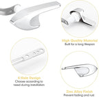 Toilet Trip Levers Toilet Flush Handle Compatible with Kohler 87115-CP,Left Replacement Trip Lever kit for Kohler Toilets,Polished Chrome