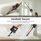 uwant 8-in-1 Cordless Vacuum Cleaner with 50min Runtime 35Kpa Powerful Suction Vacuum Cleaners for Home Anti-Tangle Stick Vacuum for Pet Hair Carpet Hard Floors