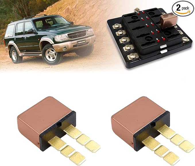 7.5A, Automotive Circuit Breaker, Plug in Mounting, ATC Blade Type Terminal Connection (2 pcs)