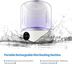 Underwear Washer, Portable Mini Washing Machine,Upgraded Mini Washings Machines,Type-C Rechargeable Cordless Washing-Machine, Laundry Cup for Bra, Underwear, Socks UV 1.5L