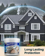 Transparent Waterproof Sealant,17oz Clear Transparent Waterproof Coating,Liquid Invisible Water Proof Agent for Roofs Walls,Garden,Bathroom,Kitchen Indoor & Outdoor Water Proof Sealant
