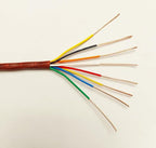 18/8 50ft Thermostat Wire, Solid Copper Wire, 18 Gauge Conductor, ETL Listed CL2 Power Limited Circuit Cable for Indoor/Outdoor Low Voltage Applications Use,Brown (18/8, 50ft)