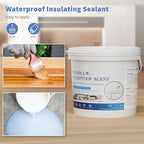 Transparent Waterproof Coating 175 Oz (5 KG), Invisible Waterproof Agent, Water-Based Repairing Leak Water Proof Glue, Indoor & Outdoor Liquid Sealant