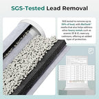 iSpring 3-Stage Whole House Water Filter System, SGS-Tested to Remove Up to 99% Lead, Reduces Chlorine & Sediment, Whole Home Water Filtration System w/ 10” x 4.5” Filters, Model WGB31B-CPB