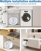 Electric Mini Tank Water Heater, 4-Gallon Instant Hot Water Heater, 120V 1440W, Rapid Heating, Easy to Install, Under Sink, Floor Mounted, Kitchen, Bathroom and RV