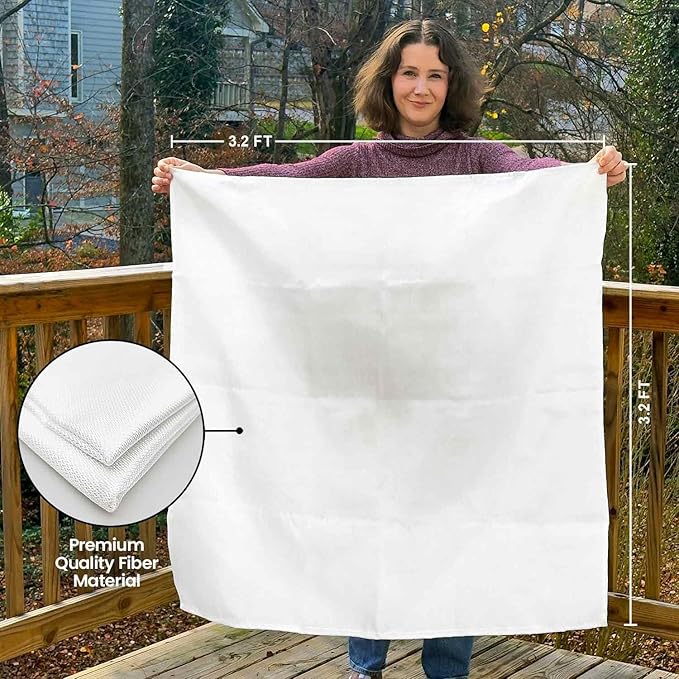 Prepared Hero Emergency Fire Blanket - 1 Pack - Fire Suppression for Kitchen, 40” x 40” Fiberglass Fire Blanket for Home