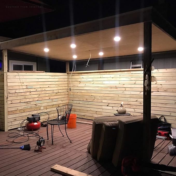 TORCHSTAR 12-Pack 4 Inch Ultra-Thin LED Recessed Lighting with J-Box, 3000K Warm White, 10W Dimmable 700lm Brightness LED Downlight, ETL & Energy Star Listed