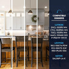 LUXRITE 5/6 Inch Retrofit LED Recessed Lighting, 17W=90W, 1500LM, 5CCT Color Selectable 2700K | 3000K | 3500K | 4000K | 5000K, Dimmable Can Light, CRI 90, Wet Rated, Energy Star, Baffle Trim (6 Pack)