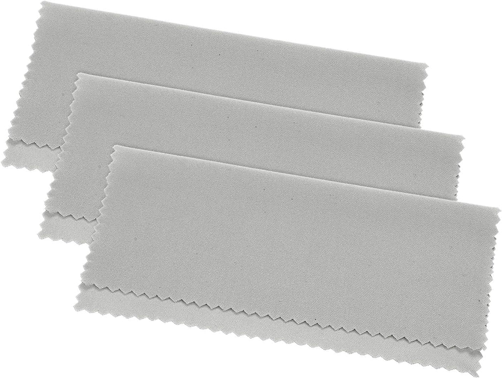 PATIKIL Eyeglass Microfiber Cleaning Cloth 5.5"x5.5", 100 Pack Glasses Cleaning Cloth Soft Wipe Screen Cloth for Camera Lens Eyeglasses Screens, Gray