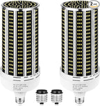2 Pack 400W LED Corn Light Bulb,3850W Equivalent Commercial Grade 59000LM 5000K Daylight E26/E39 Medium/Mogul Base LED Lamp,Large Area Lights for Outdoor Indoor Garage Warehouse Gym Bay Light