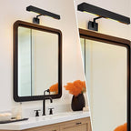 Picture Light, 24" Black Picture Lights for Wall, Bronze Art Lights Hardwired, Dimmable Gallery Light, 3000K Vanity Lights, Picture Frame Light for Bathroom Wall Sconces Artwork Poster Display