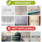 30PCS Premium Double Sided Mounting Squares Clear Tape,Heavy Duty Adhesive Pads for Pictures,Poster Hanging Strips - Strong Sticky Tack,Waterproof Adhesive for Shower,Wall Patch,Sticky Pads