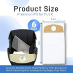 6-Pack Wet/Dry Fleece Dust Bags - Compatible with FLEX Wet/Dry Vacuum-FT522