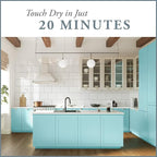 AMY HOWARD AT HOME Chalk-Based One Step Paint for Furniture, Cabinetry, Decor, Finish, and More | No Stripping, Sanding, or Priming | Ultra-Light Base | 32 Ounce | Tick Tock