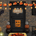 C9 Halloween Replacement Bulbs, 25 Pack Clear Orange Light Bulbs for E17 Candelabra Base Outdoor/Indoor String Lights, 7 Watt