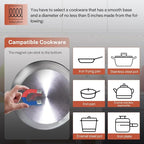 Empava 24” Electric Stove Induction Cooktop with 4 Power Boost Burners Smooth Surface Vitro Ceramic Glass in Black, 24 Inch