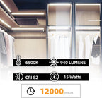 F15T8 18 Inch 15W T8 Fluorescent Replacement Tube Bulb Daylight 6500K Medium Bi-Pin G13 Base, 2 Count