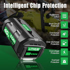 8000mAh Replacement Battery for Ryobi 40V Battery OP4015 OP4050A OP4040 OP4050 OP40201 Compatible with Ryobi 40V Cordless Power Tools (2pack)