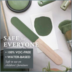 AMY HOWARD AT HOME Chalk-Based One Step Paint for Furniture, Cabinetry, Decor, Finish, and More | No Stripping, Sanding, or Priming | Dark Base | 16 Ounce | English Boxwood