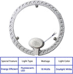 9 Inches LED Circline Light Bulb 18 Watt Replacement for T9 FC9T9 22W, FC10T9 30W, FC12T9 32W Circular Fluorescent Bulb, 6500K Day Light 2200LM, Not Dimmable, 2 Pack