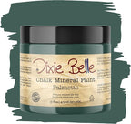 Dixie Belle Paint Company Chalk Finish Furniture Paint - Palmetto (16oz) - Matte Rich Green Chic Chalk Mineral DIY Furniture Paint
