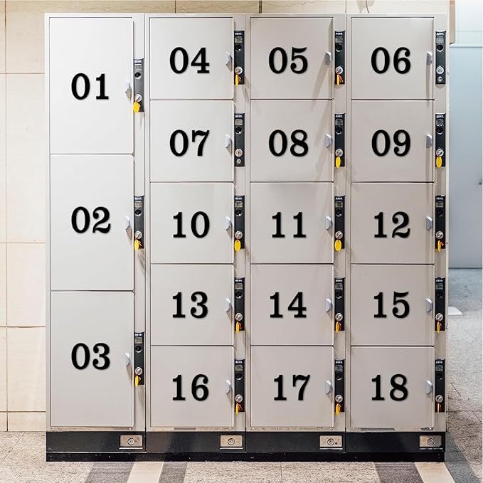 200 PCS Mailbox Numbers for Outside, Vinyl Numbers Stickers Mailbox Number Decals, Self-Adhesive Waterproof Numbers for Mailbox Window Door Trucks Address Number (White, 2 inch)