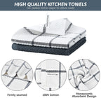 Nialnant 100% Cotton Terry Kitchen Cleaning Rags,Soft Absorbent Dish Cloths for Washing Dishes,Quick Drying Dish Towels-12x12 in,12 Pack