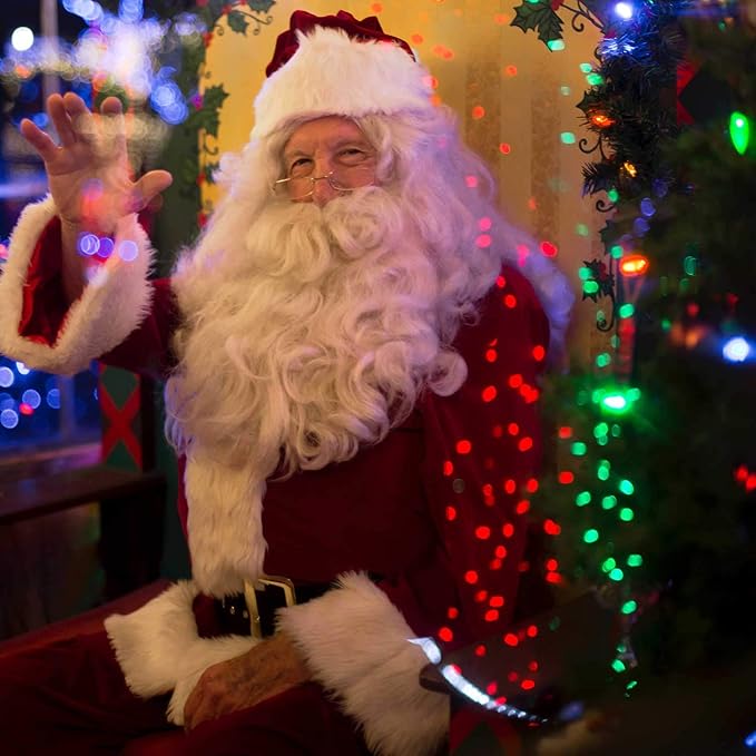 Brightown 50-Pack C7 Christmas Replacement Bulbs, C7 Clear Incandescent Bulbs for Christmas Light Strings, E12 Candelabra Base, 5 Watt, Multi-Color