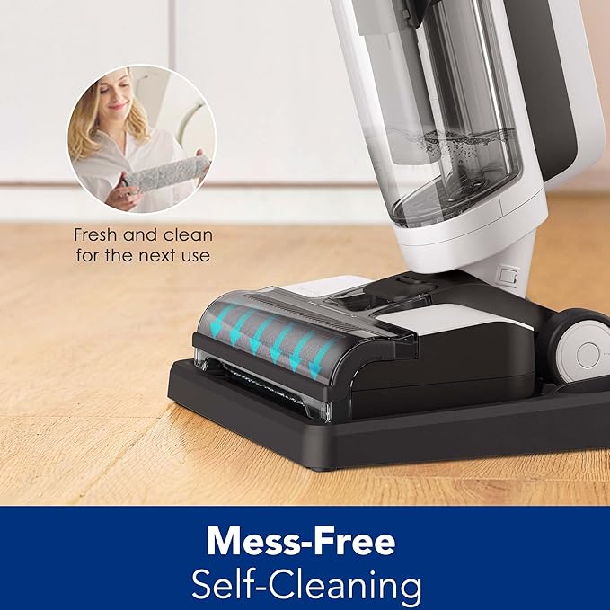Tineco iFLOOR 3 Breeze Complete Wet Dry Vacuum Cordless Floor Cleaner and Mop One-Step Cleaning for Hard Floors