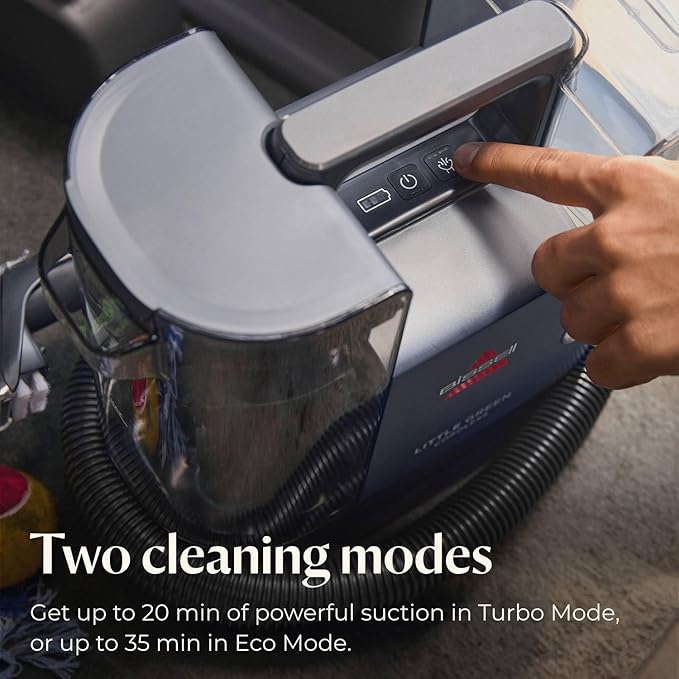 BISSELL Little Green Cordless Portable Deep Cleaner with 25V Lithium-Ion Battery & Battery-Boost Technology, 3682