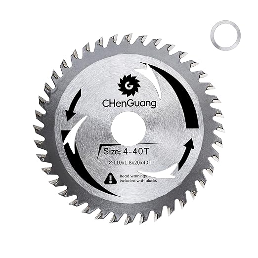 2 pcs 4 Inch 40 Tooth Miter/Tungsten Carbide Tipped Blade High-Performance Professioal Saw Blade for Cutting Wood