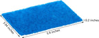 Jetec Scrub Pads Scouring Pads Sponge Dish Scrubber Scouring Cleaning Non Scratch for Kitchen Dishes Cleaning(Blue,40 Pieces)