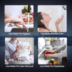 Ranein 8kW Tankless Electric Water Heater, 240V on Demand Instant Endless Thermostatic Water Heater with LED Temperature Display for Bathroom and Kitchen sink