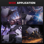 ARCCAPTAIN 24 inches Leather Welding Gloves - Bite Proof Animal Handling, Heat/Fire Resistant for Reptile, Dog, Falcon, Stick, Mig, Forge, Grill, Fireplace