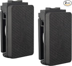 MUTUACTOR Magnetic Belt Clip Heav Duty, 2PCS Super Strong Tool Belt Tool Holster,Anti-Slip Rubber Coated Magnetic Belt Clip for Organizing Screwdrivers Hammers Wrenchs