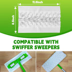 Dry Mop Refills Thickened and Feathery Pads 60 Count for Dirt, Pet Hair and Dust, Compatible with Swiffer Sweeper and ClicLak Regular Mop, Disposable Sweeping Cloths for Floor Mopping and Cleaning