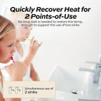 MIZUDO Electric Mini Tank Water Heater - 8.0 Gallon Point of Use Instant Hot Water Heater for RV, Camper, Kitchen, Food Truck, 120V 1440W, Under Sink, Wall or Floor Mounted, Easy to Install