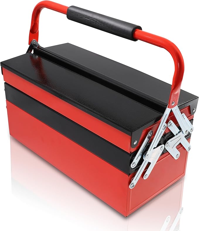 Mini Toolbox, Tool Box Organizer with Steel, Cantilever for Workshop, Garage, Warehouse