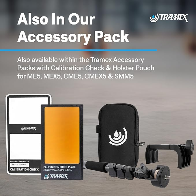 Tramex Extension Handle & Clamp for the 5-Series Moisture Encounters | Use with Our MEX5, ME5, CMEX5, CME5 & Skipper 5 Wood, Drywall, Concrete & Marine Meters Only | Adjustable Tool for Measurement