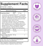 Premom Prenatal Pre & Probiotics for Women: Organic Prebiotics, 30 Billion CFU, 18 Diverse Strains - Supports Digestive, Gut & Immune Health for Mom and Baby - Daily Capsules